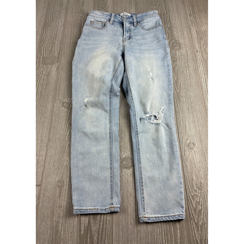 OAT New York Jeans Women Size 25 High Rise Straight Inseam 26